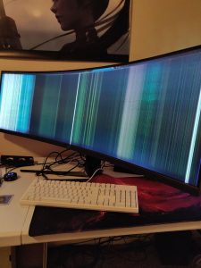 broken monitor